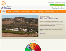 Tablet Screenshot of chittering.wa.gov.au