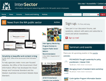 Tablet Screenshot of intersector.wa.gov.au