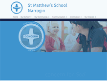 Tablet Screenshot of matthews.wa.edu.au