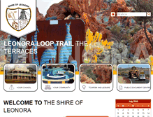 Tablet Screenshot of leonora.wa.gov.au