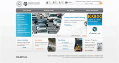 Desktop Screenshot of mainroads.wa.gov.au