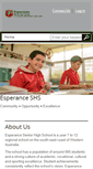 Mobile Screenshot of esperanceshs.wa.edu.au