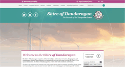 Desktop Screenshot of dandaragan.wa.gov.au