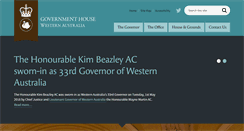 Desktop Screenshot of govhouse.wa.gov.au