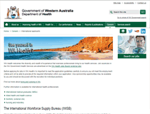Tablet Screenshot of osrecruitment.health.wa.gov.au