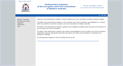 Desktop Screenshot of piccc.wa.gov.au