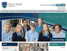 Tablet Screenshot of hallsheadcc.wa.edu.au