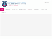 Tablet Screenshot of collieshs.wa.edu.au