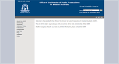 Desktop Screenshot of dpp.wa.gov.au