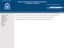 Tablet Screenshot of dpp.wa.gov.au