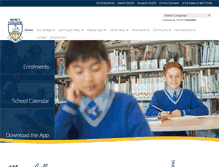 Tablet Screenshot of mercy.wa.edu.au