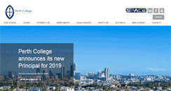 Desktop Screenshot of perthcollege.wa.edu.au