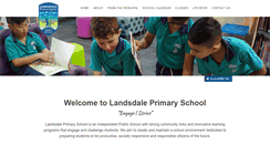 Desktop Screenshot of landsdaleps.wa.edu.au