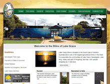 Tablet Screenshot of lakegrace.wa.gov.au