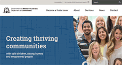 Desktop Screenshot of communities.wa.gov.au