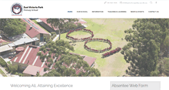 Desktop Screenshot of eastvictoriaparkps.wa.edu.au