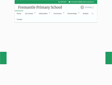 Tablet Screenshot of fremantleps.wa.edu.au