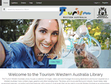 Tablet Screenshot of imagegallery.tourism.wa.gov.au