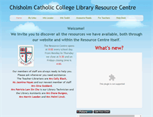 Tablet Screenshot of library.chisholm.wa.edu.au