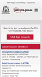 Mobile Screenshot of jobs.wa.gov.au