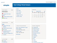 Tablet Screenshot of online.tuartcollege.wa.edu.au