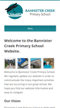 Mobile Screenshot of bannistercreekps.wa.edu.au