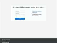 Tablet Screenshot of moodle.lawley.wa.edu.au