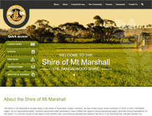 Tablet Screenshot of mtmarshall.wa.gov.au