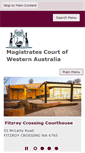 Mobile Screenshot of magistratescourt.wa.gov.au