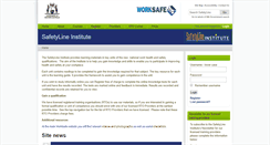 Desktop Screenshot of institute.safetyline.wa.gov.au