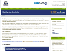 Tablet Screenshot of institute.safetyline.wa.gov.au