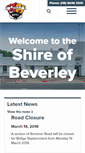 Mobile Screenshot of beverley.wa.gov.au