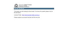 Tablet Screenshot of lecturerportal.kimberley.tafe.wa.edu.au