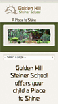 Mobile Screenshot of goldenhill.wa.edu.au