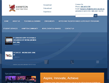 Tablet Screenshot of hampton.wa.edu.au