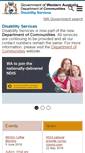 Mobile Screenshot of disability.wa.gov.au