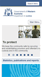 Mobile Screenshot of correctiveservices.wa.gov.au