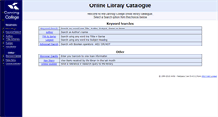Desktop Screenshot of library.canningcollege.wa.edu.au
