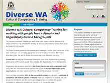 Tablet Screenshot of diversewa.omi.wa.gov.au