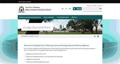 Desktop Screenshot of online.planning.wa.gov.au