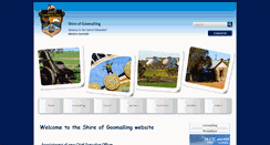 Desktop Screenshot of goomalling.wa.gov.au