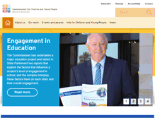 Tablet Screenshot of ccyp.wa.gov.au