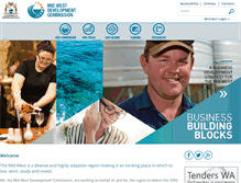 Tablet Screenshot of mwdc.wa.gov.au