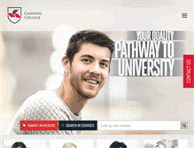 Tablet Screenshot of canningcollege.wa.edu.au