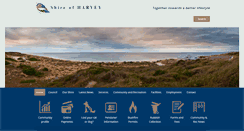 Desktop Screenshot of harvey.wa.gov.au