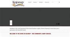 Desktop Screenshot of kojonup.wa.gov.au