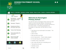 Tablet Screenshot of kensingtonps.wa.edu.au