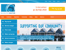 Tablet Screenshot of busseltonwater.wa.gov.au