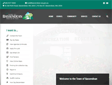 Tablet Screenshot of bassendean.wa.gov.au