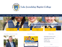 Tablet Screenshot of ljbc.wa.edu.au